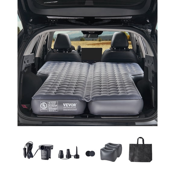 VEVOR Car Air Mattress Inflatable Camping Travel Sleeping Bed Air Pump SUV MPV Sedan