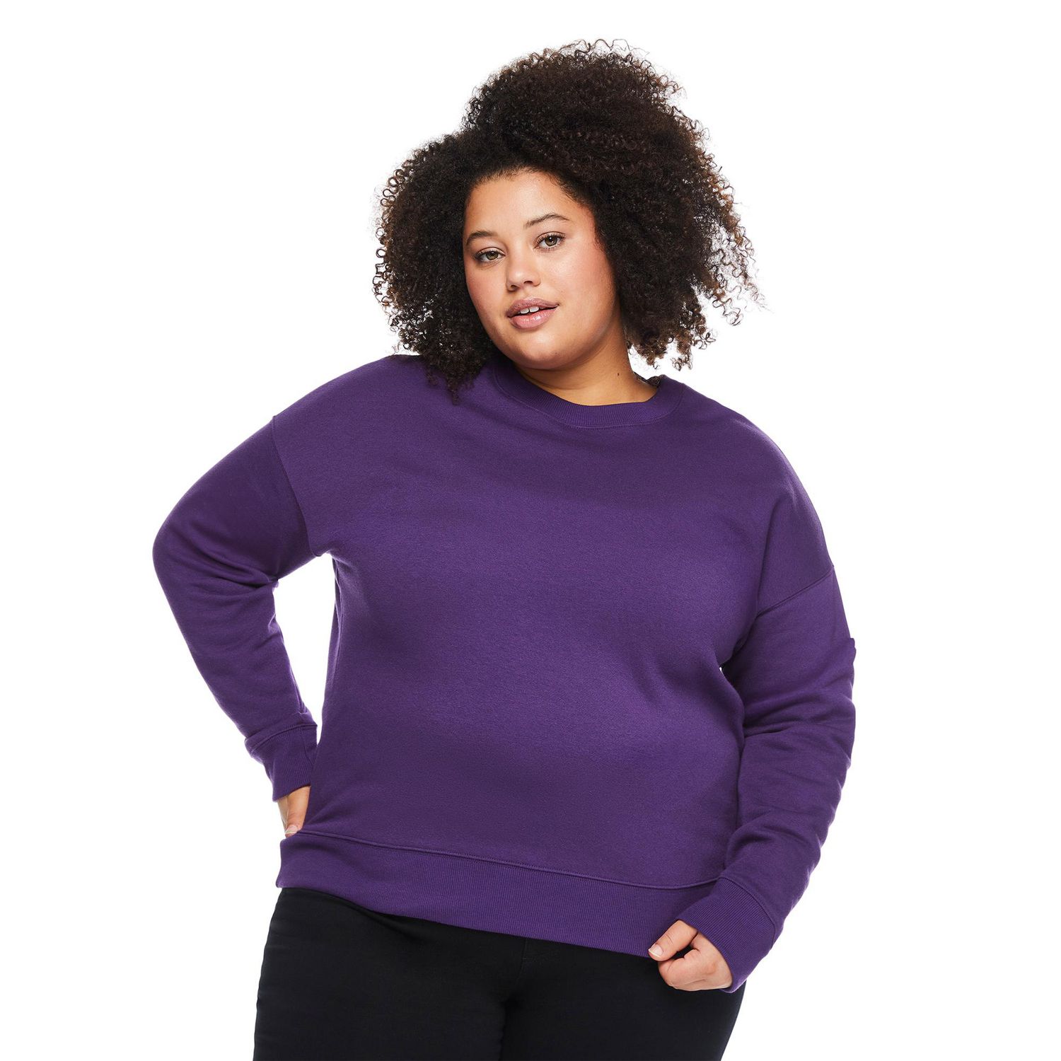George Women's Plus Fleece Popover