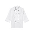 thumbnail image 4 of dPois Men Personalized Chef Coat With Hat Unisex Chef Jacket Kitchen Work Uniform Hotel Restaurant Workwear White02 XXL, 4 of 7
