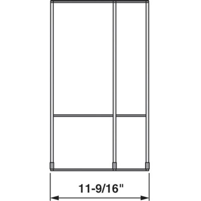 Blum Bzhi.533Fi3A 11 - .56 In. Orga Line For Wood Drawers - Stainless Steel