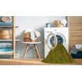 thumbnail image 2 of Ahgly Company Tapis d'Intérieur Lavable en Machine Carré Transitionnel Brun Bronze Foncé, 6 Pieds Carré, 2 of 7