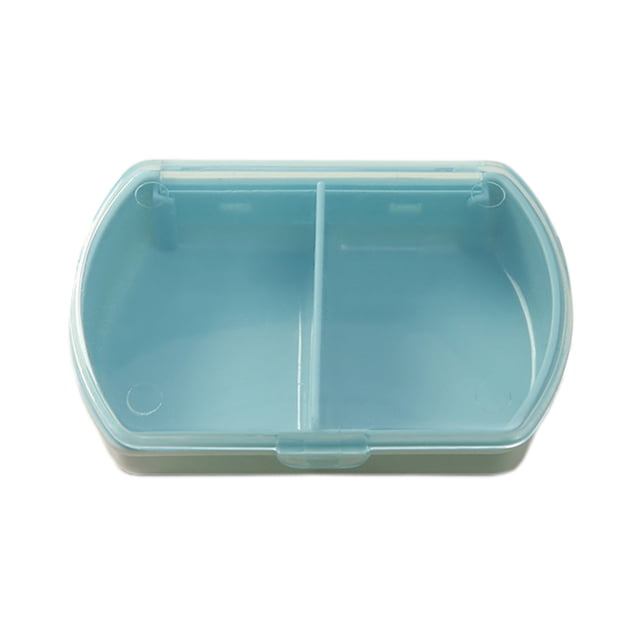 New Portable Sealed Dispenser Organiser 6 Compartments Box with Damp Proof Plastic