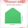 thumbnail image 2 of Uxcell Invitation Envelopes, Greeting Card Envelopes Flat-Flap for Mailing Weddings and Birthdays Yellow Green, 2 of 7