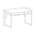 thumbnail image 4 of Safdie & Co. Writing Desk/Computer Table/Gaming Office Desk-48"L/Grey Wood/Black Metal, 4 of 4
