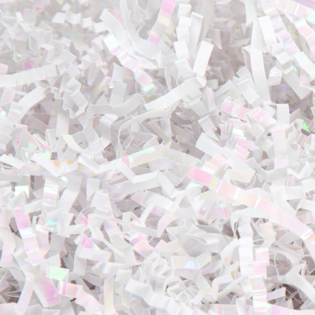 Crinkle Paper Shredded Filler for Gift Baskets and Hampers | Decorative Paper Shreds for Gift Wrapping and Packaging | Soft Paper Raffia for Craft Projects and Protective Filler