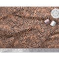 thumbnail image 3 of Soimoi Orange Viscose Chiffon Fabric Leopard & Wild Animal Skin Decor Fabric Printed BTY 42 Inch Wide, 3 of 3