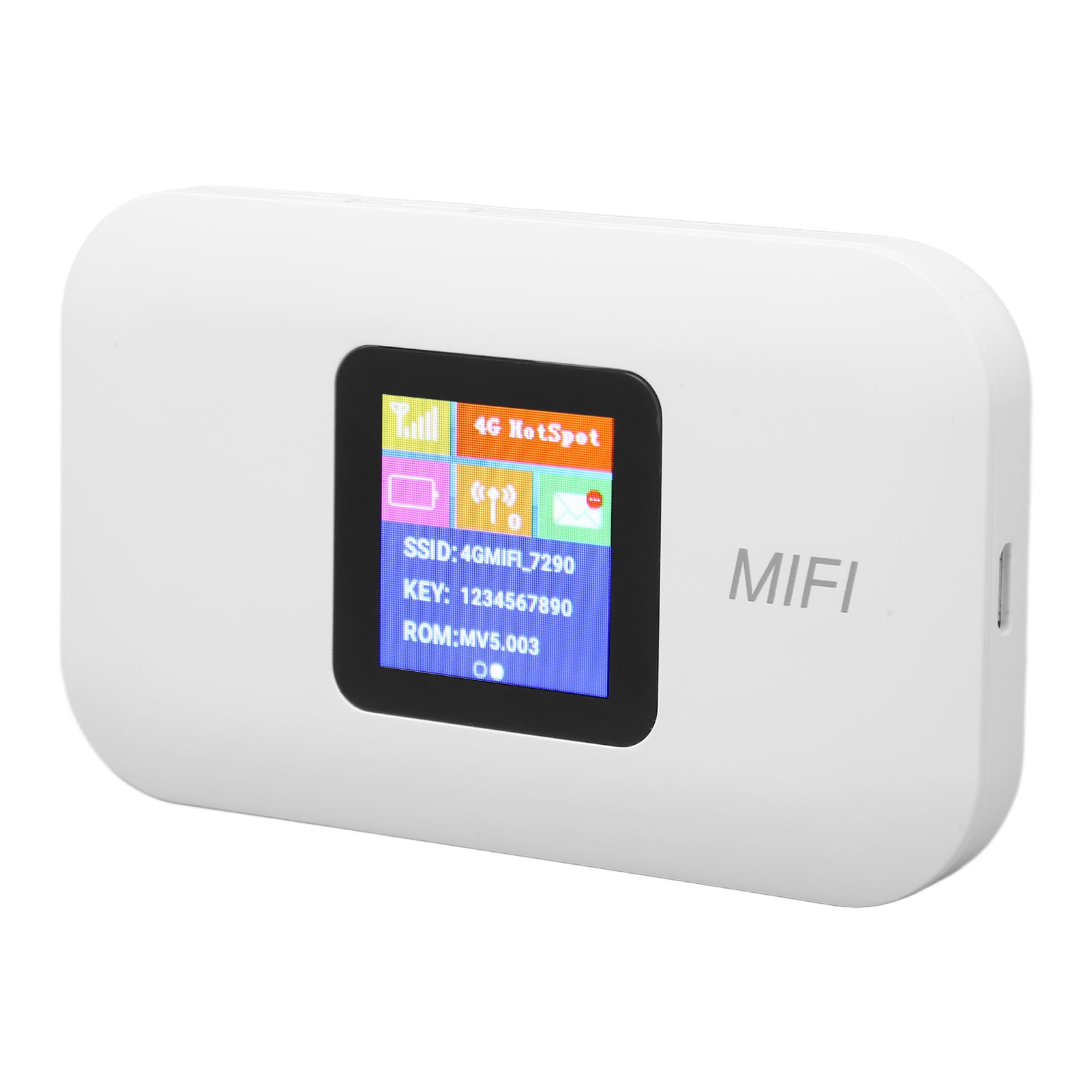 Mobile WiFi Hotspot, 4G LTE Mobile WiFi Hotspot Portable 3000mAh Battery with SIM Card Slot for Travel