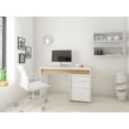thumbnail image 3 of Nexera Chrono 3-Drawer Filing Cabinet, White, 3 of 6