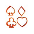 thumbnail image 1 of Emporte-pièce pour Cartes à Jouer (Ensemble) (2 Pouces) - Livraison Rapide - Bords Tranchants - Qualité Exceptionnelle, 1 of 6