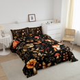 thumbnail image 3 of Erosebridal Fox Owl Bedding King Comforter Set for Kids, Woodland Flower Down Comforter, Cartoon Wildlife Decor, Reversible, 3 of 8