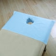 thumbnail image 2 of GROWTH TANK Housse de Table de Massage Lit Trou pour le Visage Drap d'Essuyage 75x55cm Bleu, 2 of 9