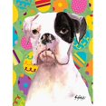 thumbnail image 1 of Carolines Treasures RDR3018CHF Cooper Eggravaganza Boxer Easter Flag Canvas House Size, 1 of 4