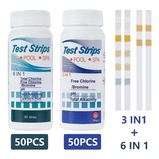 Premium Water Hardness Test Kit | Fast And Accurate Hard Water Quality Testing Strips For Water Softener Dishwasher Well Spa Pool Etc.(100pcs)