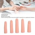 thumbnail image 4 of Silicone Nail Training Finger, High Elasticity 5Pcs High Simulation Nail Art Practice Fingers  For Nail Salon, 4 of 8