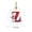 Z, variante sur Pendentif de Voiture en Acrylique Bonhomme de Neige de Noël 2024 avec Alphabet des 26 Lettres, Décoration des Fêtes pour Véhicule Maison Bureau, Artisanat Fait à la Main pour Offrir
