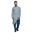 thumbnail image 1 of Atasi Printed Ethnic Kurta Pajama Set Summer Party Wear Kurta Pyjama For Men, 1 of 4