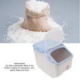 thumbnail image 3 of Airtight Rice Storage Container, Dustproof Bulk Food Container Bin Environmental Material  Plastic Storage Bins with Leak Proof Lid for Rice Flour Cereal Pet Food Storage, 3 of 8