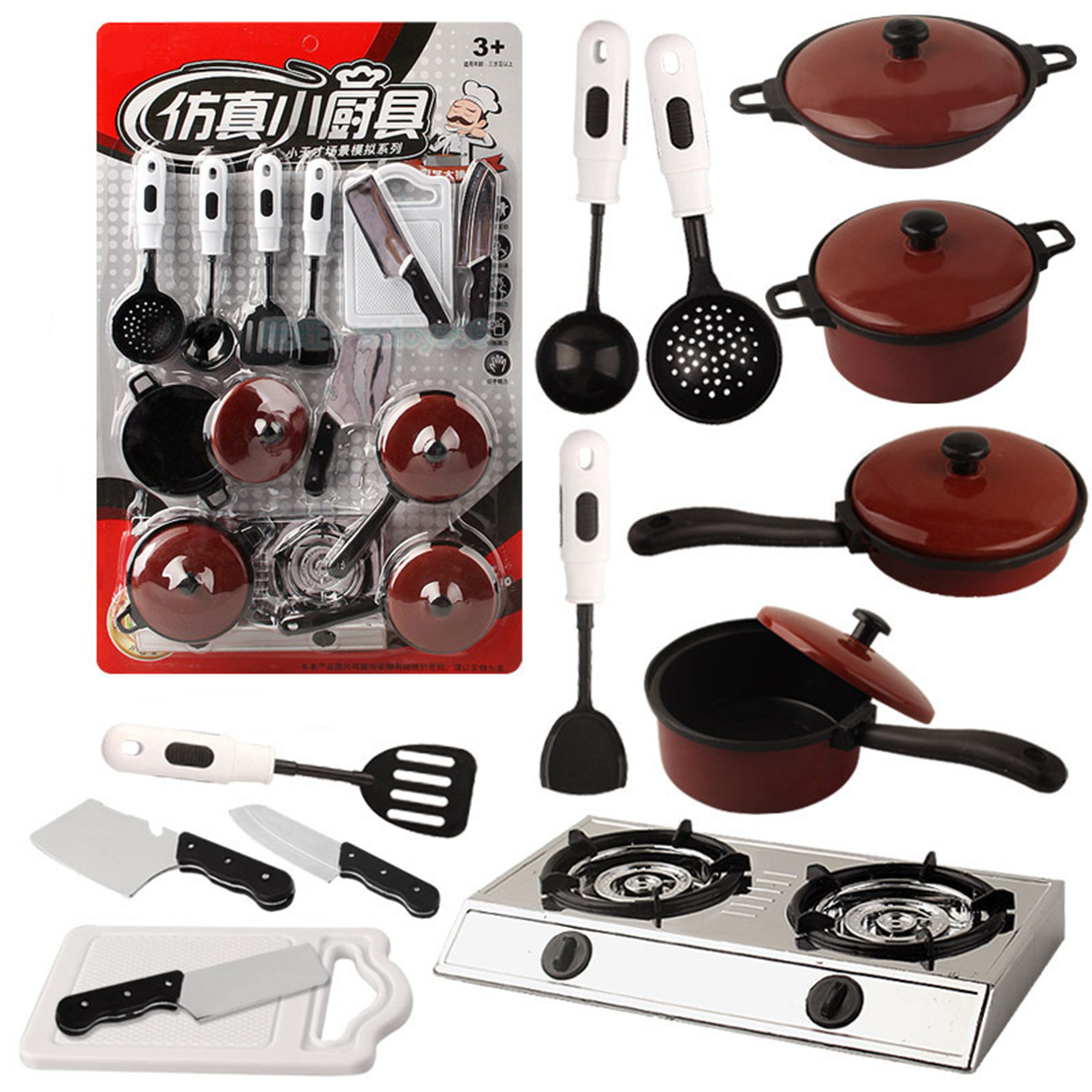 Clearance! JMYHOAM Cooking Playsets Kitchen Playsets Little Chef Play Toys Children's Playsets Children's Play House Toys