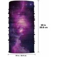 thumbnail image 3 of Cagoule pour le Visage Galaxie Violette Foulard Tour de Cou Bouclier Rave Cache-Soleil Couvre-Chef Masque, 3 of 8