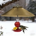 thumbnail image 2 of Rain Proof Bird Feeder Cover, Weather Resistant Hanging Protective Shield for Outdoor Courtyard, Transparent Plastic Feeder Accessory for Winter and All Seasons, 2 of 7