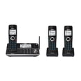 thumbnail image 1 of VTech 3-Handset Extended Range Cordless Phone with Bluetooth Connect to Cell, Smart Call Blocker and Answering System, IS7256-3 - Black, 1 of 3