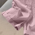 thumbnail image 4 of Plebaso Combinaison Short Décontractée d'Été Sans Manches pour Filles, Couleur Unie, à Bretelles Spaghetti, avec Poches, 4 of 6