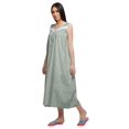 thumbnail image 4 of Moomaya Robe de Nuit d'Allaitement à Col Rond Imprimée pour Femmes en Coton, 4 of 5