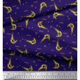 thumbnail image 2 of Soimoi Modal Satin Fabric Circle,Dot & Prawns Ocean Print Fabric by Yard 42 Inch Wide, 2 of 3