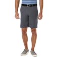thumbnail image 2 of Haggar pour Hommes Cool 18 Pro Coupe Droite Extensible Uni devant Plat Court, Gris, 32, 2 of 4