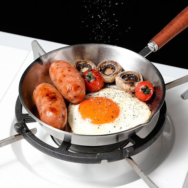 Product Classification Cooking Utensils 2 | Product Title Mini Stainless Steel Frying Pan Skillet Non Stick Egg Pan for Induction Cooktops – Compact Stainless Frypan for Everyday Cooking