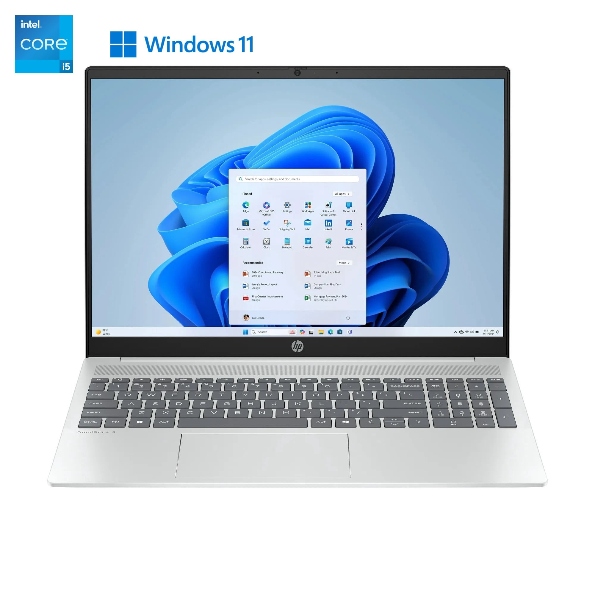 HP Omnibook 5 16‑ba1009ca 16" WUXGA IPS  Laptop, Intel Core i5‑1334U, 16GB RAM, 512GB SSD