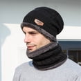 thumbnail image 3 of Winter Thermal Plush Hat Scarf Woolen Cap Cycling Windproof Cap Two-piece Suit, 3 of 6