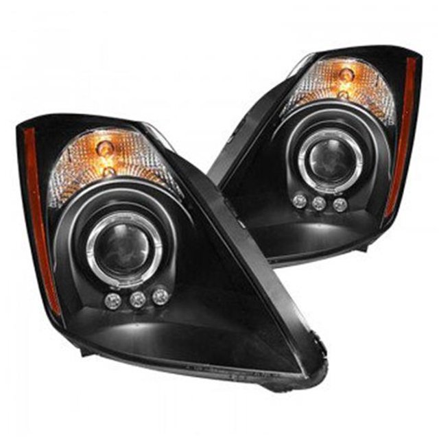 Spec D Tuning 2LCLH-TUN05JM-RS Head Light & Corner Light for 2005-2006 Toyota Tundra, Black