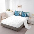thumbnail image 3 of YST Geometric Aesthetic 7pcs Comforter Set, King Size, Modern Minimalism Bedding, Abstract Leaves, Luxuryations, 3 of 4