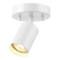 thumbnail image 1 of Pratt 1-Light Track Lighting Spotlight, Matte White, 1 of 9