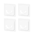 thumbnail image 1 of Support de Tringle à Rideau de Douche 4 Pcs Support de Tringle à Rideau pour Salle de Bain Sans Perçage Crochets de Tringle Transparents pour Salle de Bain Salon, 1 of 6