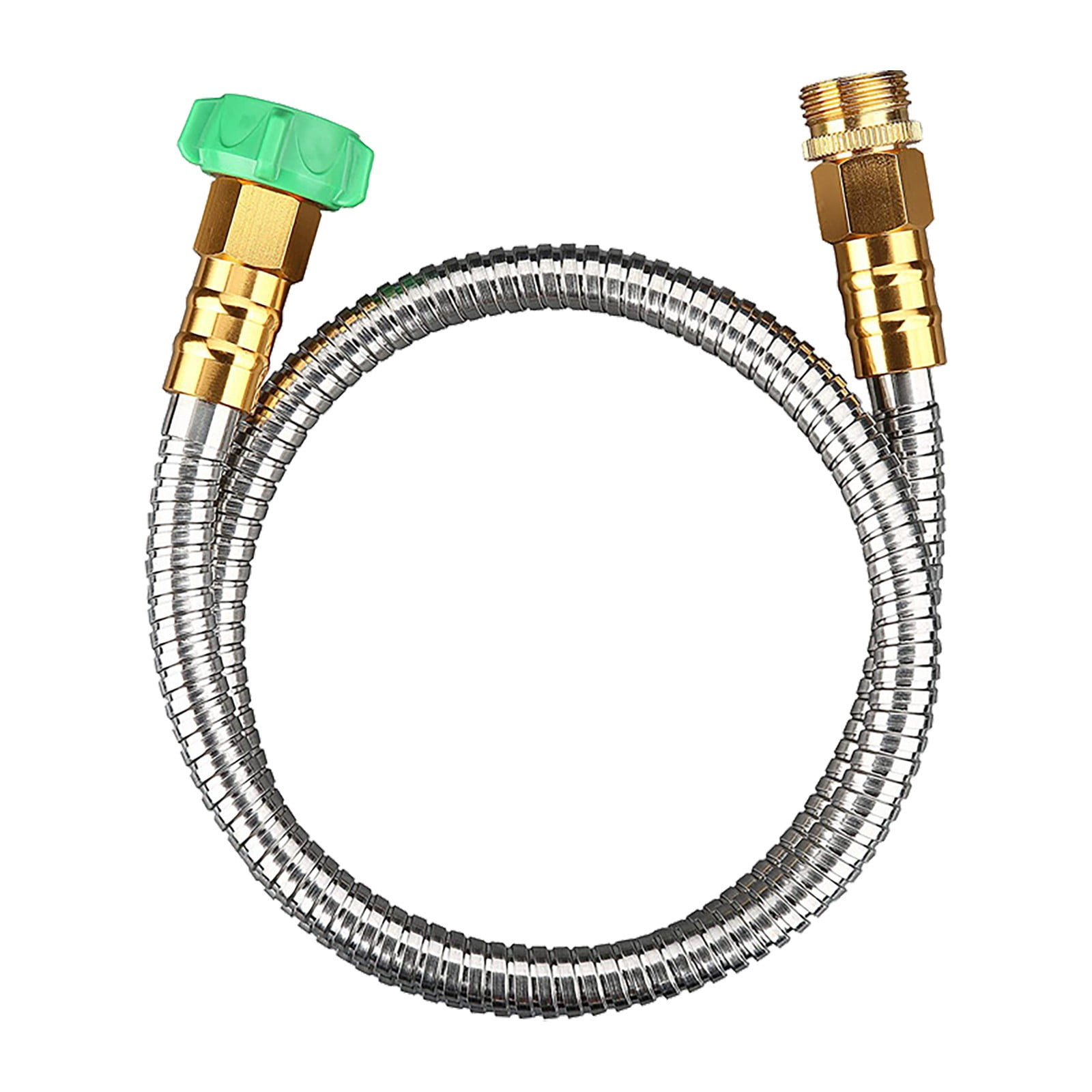 pdqouc Clearance 15.74" Hose Water Garden Extension Flexible Stainless 3Ft Short Extender Tube Sink Duty Heavy Outdoor Line, Outdoor Garden Hose, Non Kink Hose, Durable Garden Hose, Flexible Hose