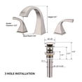 thumbnail image 5 of 8 inch Widespread Bathroom Faucet with Drain Assembly, 5 of 5