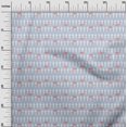 thumbnail image 2 of oneOone Polyester Lycra Fabric Geometric & Flamingo Bird Printed Fabric 1 Yard 56 Inch Wide, 2 of 4