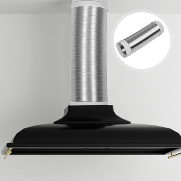 OUNONA Tuyau d'Aération en Aluminium pour Évent de Sécheuse Usage Domestique Flexible 1 Pcs