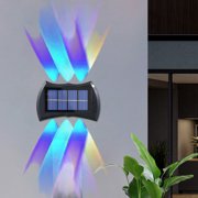 Dvkptbk LED Outdoor Solar Lights, Land-scape Spotlights, Garden Lights, Wireless Solar Powered Outdoor Lights/Lighting for Yard, Walkway Solar Outdoor Lights Garden Decor on Clearance