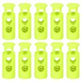 thumbnail image 1 of Unique Bargains Lot de 30 Butées à Ressort en Plastique à Double Trou pour Cordon de 4 mm, Vert Vif, 1 of 5