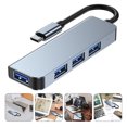 thumbnail image 3 of USB Hub 4 Ports USB 3.1 Type-C to USB 3.0 Hub Transfer Adapter Accessory, 3 of 6