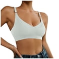 thumbnail image 1 of Kcodviy Seamless Girls' Bra Beautiful Maternity Strapless Bra Back Gathers Comfortable Ladies Womens Sports Bras Pack without Rims, 1 of 4