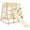 Natural, variant on Costway 8-in-1 Jungle Gym Playset, Wooden Climber Play Set with Monke Natural