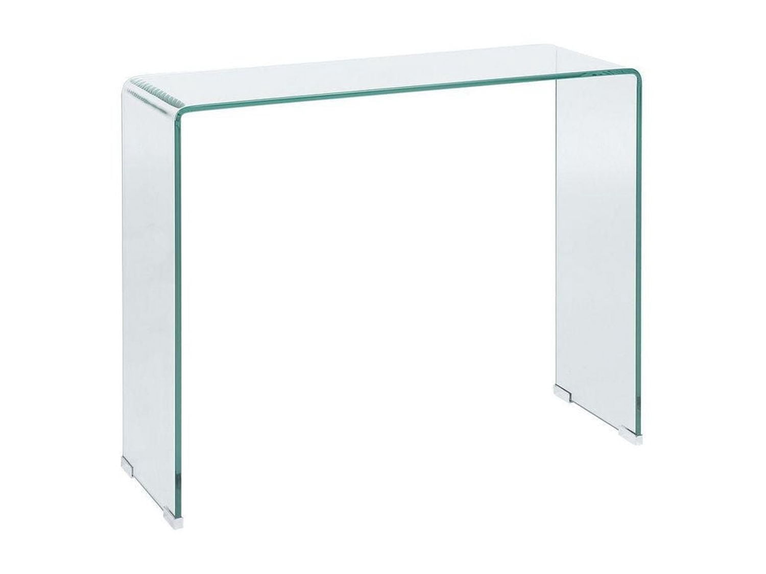 Table console en verre