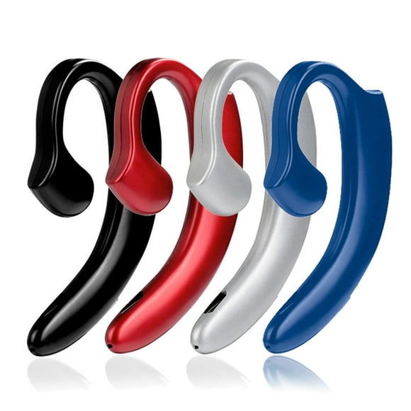 C7 1 Pce Crochet d'Oreille à Conduction Osseuse Écouteurs Sans Fil Bluetooth Stéréo, Rouge