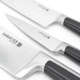 thumbnail image 3 of Ensemble de 3 couteaux forgés Sabatier Top Tang, 3 of 9