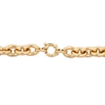 thumbnail image 3 of Miabella Yellow-Plated Sterling Silver Oval Link Necklace, 3 of 4