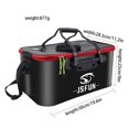 thumbnail image 1 of EVA Folding Fishing Bucket Live Fish Box Portable Fish Sea fishing box, 1 of 9